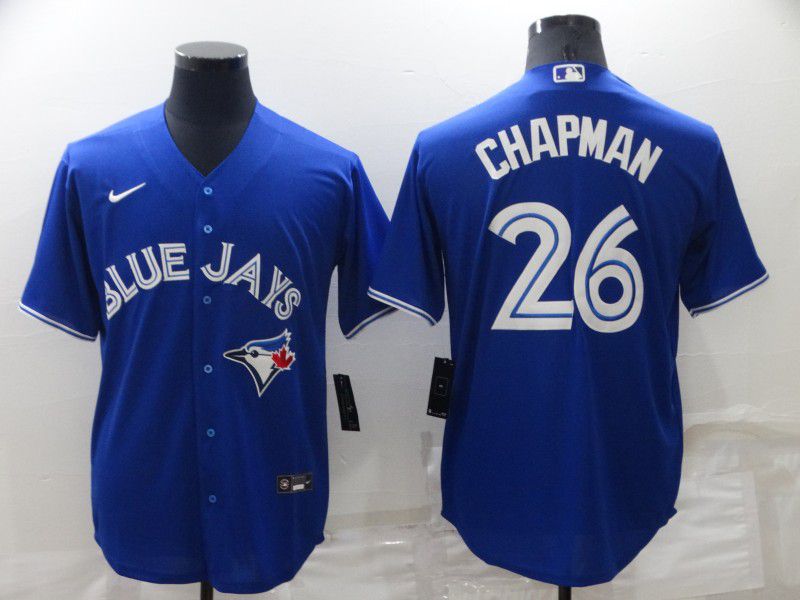 Men Toronto Blue Jays #26 Chapman Blue Game Nike 2022 MLB Jersey